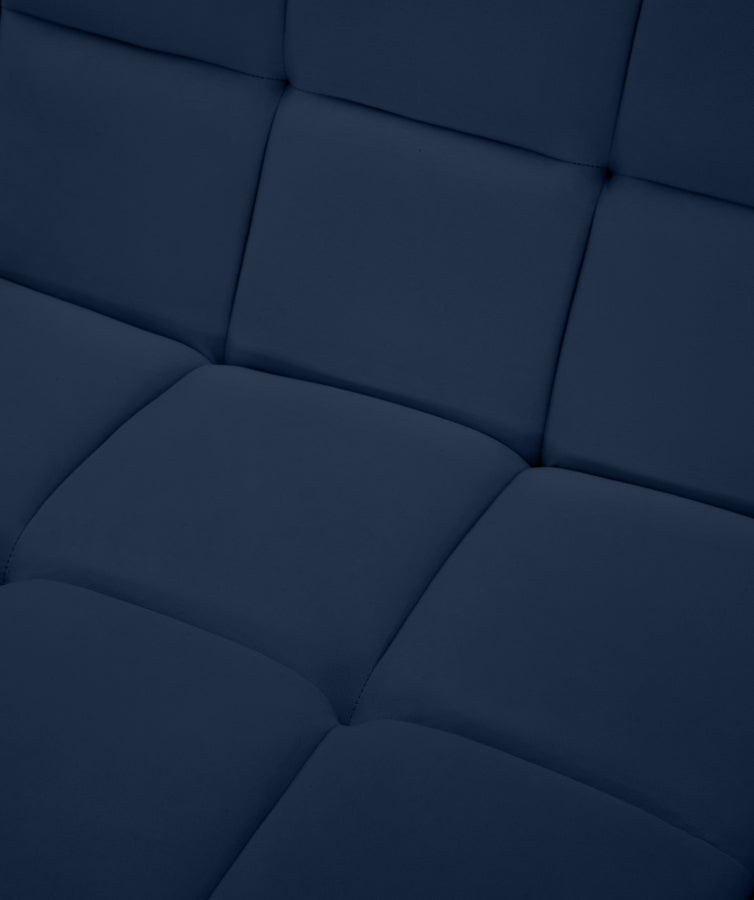 Fauteuil d'angle modulable en velours Relax