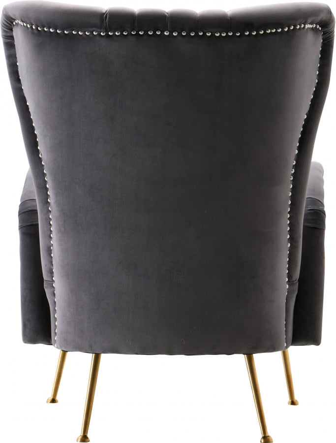 Chaise d'appoint Opera en velours