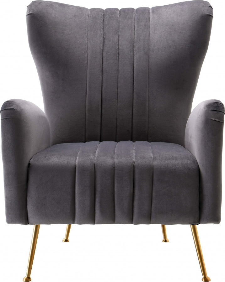 Chaise d'appoint Opera en velours