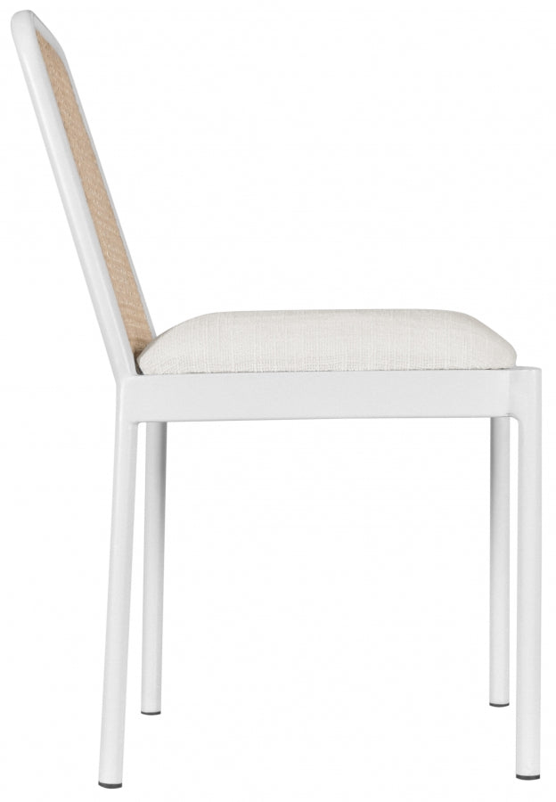 Chaise de salle à manger en tissu bouclé Atticus