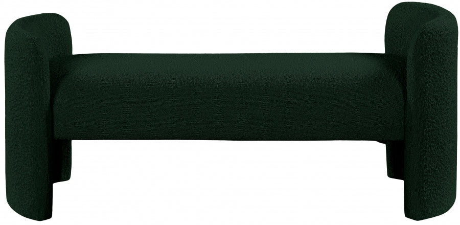 Banc Peyton en tissu bouclé