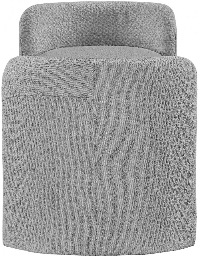Banc Peyton en tissu bouclé