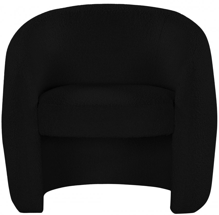 Chaise d'appoint Acadia en tissu bouclé