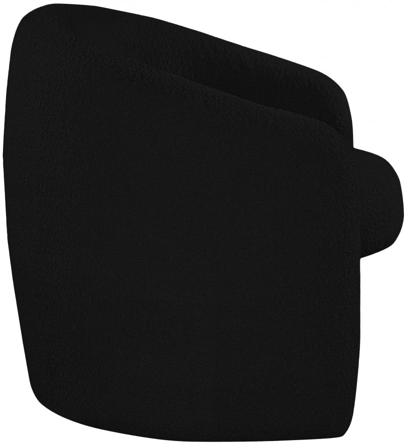 Chaise d'appoint Acadia en tissu bouclé