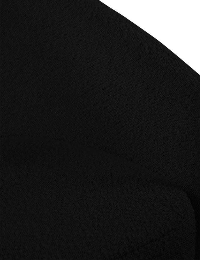 Chaise d'appoint Acadia en tissu bouclé