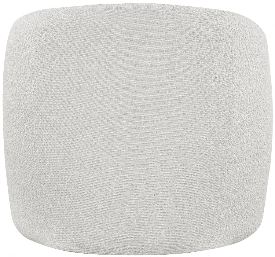 Chaise d'appoint Acadia en tissu bouclé