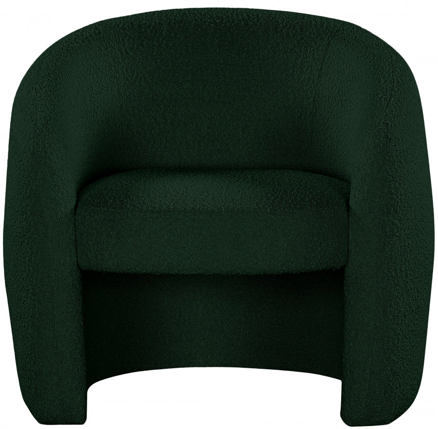 Chaise d'appoint Acadia en tissu bouclé