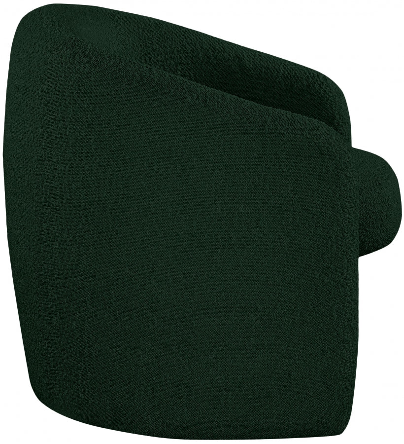 Chaise d'appoint Acadia en tissu bouclé