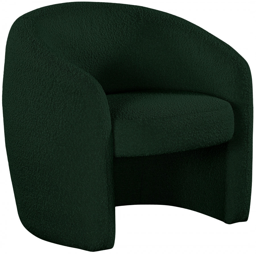 Chaise d'appoint Acadia en tissu bouclé