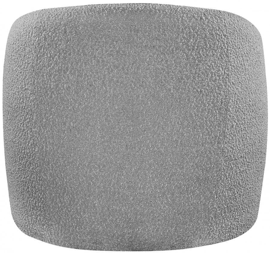 Chaise d'appoint Acadia en tissu bouclé