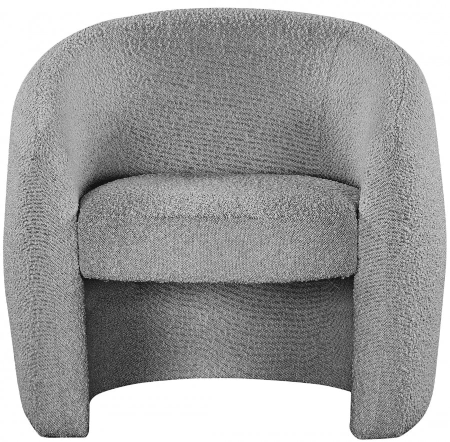Chaise d'appoint Acadia en tissu bouclé