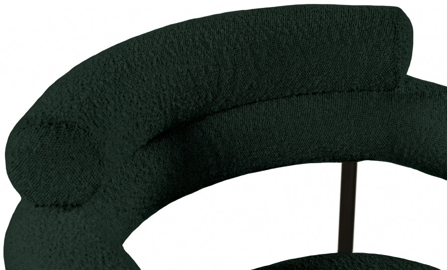 Chaise de salle à manger en tissu bouclé Blake