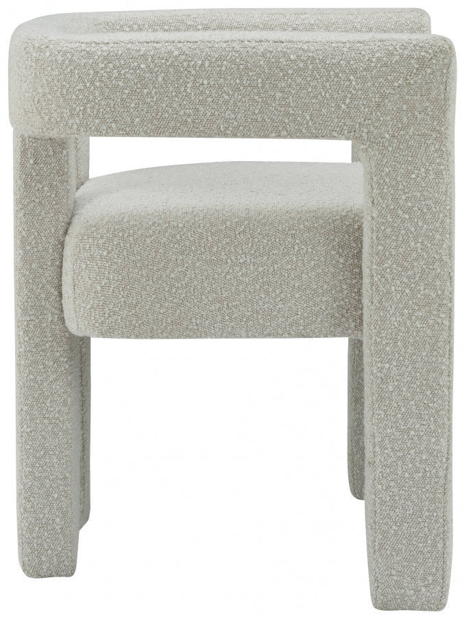 Accent de tissu bouclé Athéna | Chaise de salle à manger