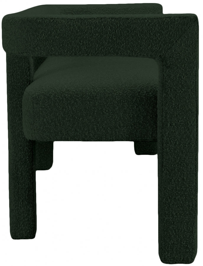 Banc Athéna en tissu bouclé