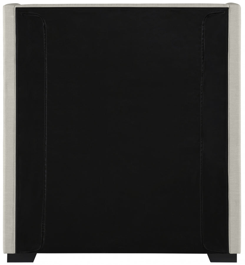 Lit double en lin Oxford