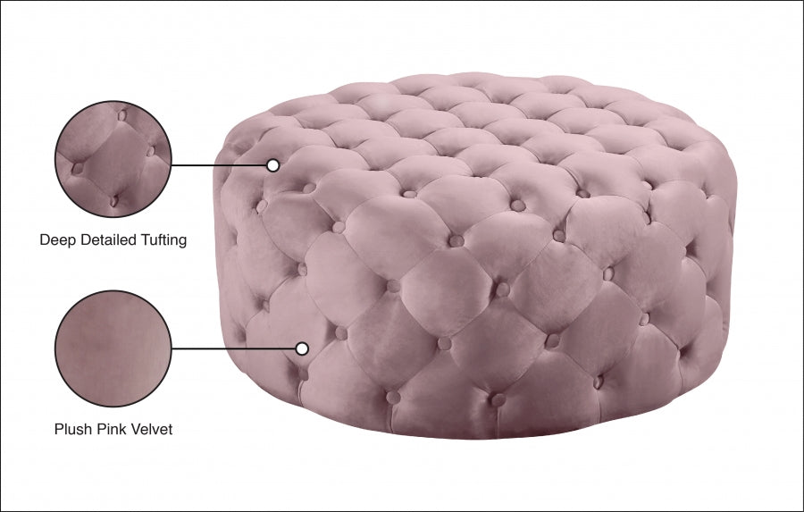 Pouf Addison en velours | Banc