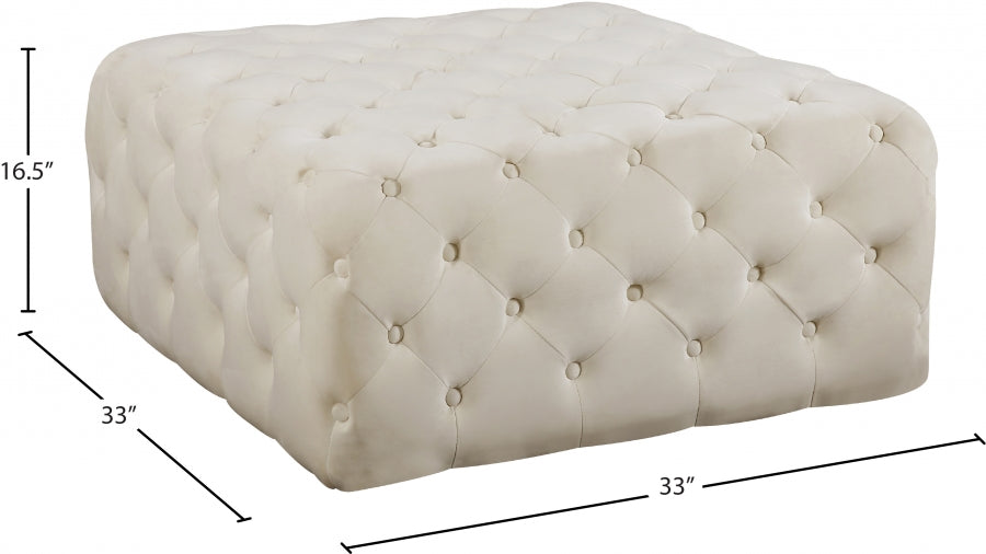 Pouf en velours Ariel | Banc