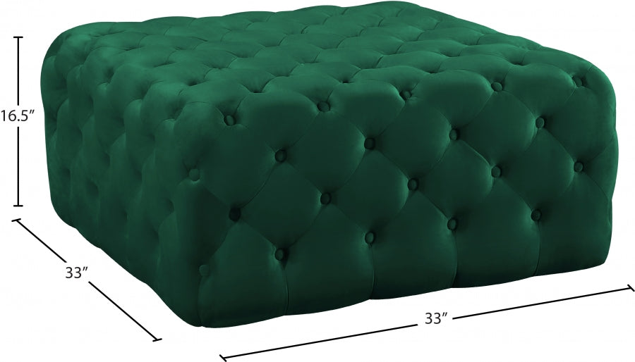 Pouf en velours Ariel | Banc