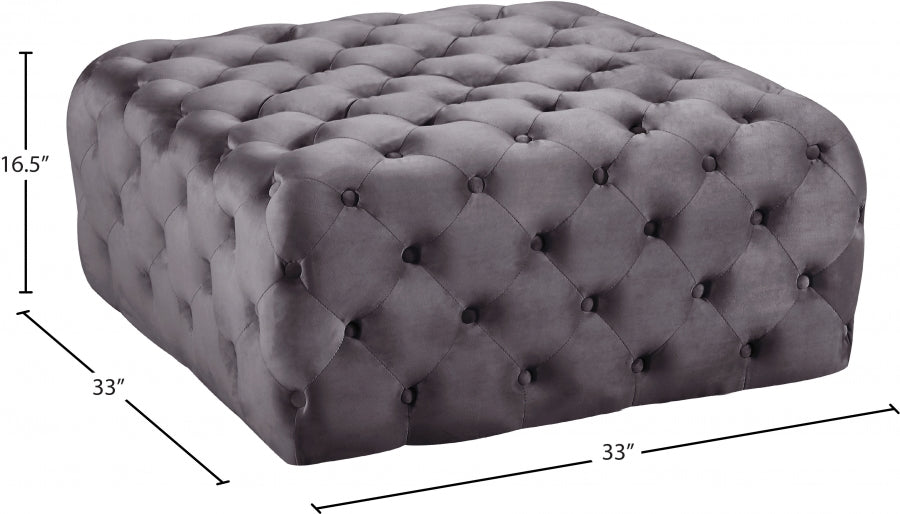 Pouf en velours Ariel | Banc
