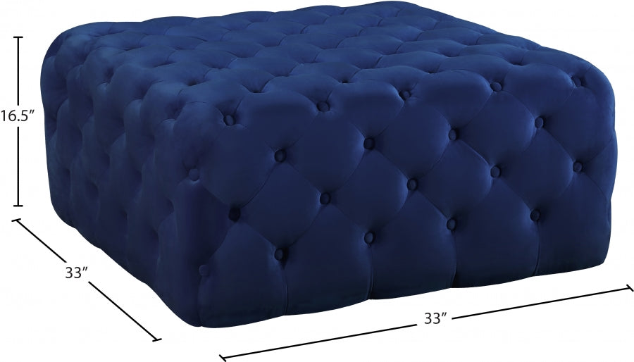 Pouf en velours Ariel | Banc