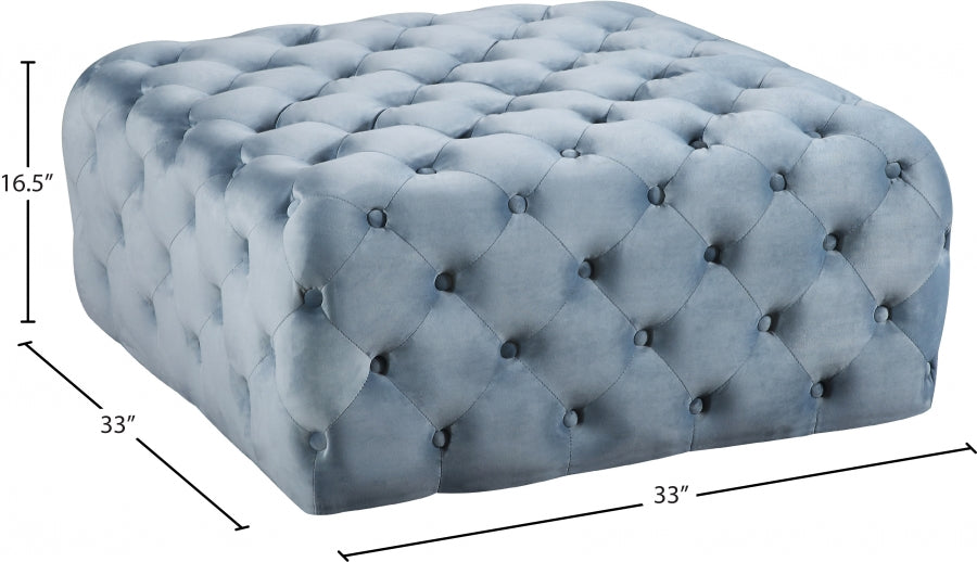 Pouf en velours Ariel | Banc