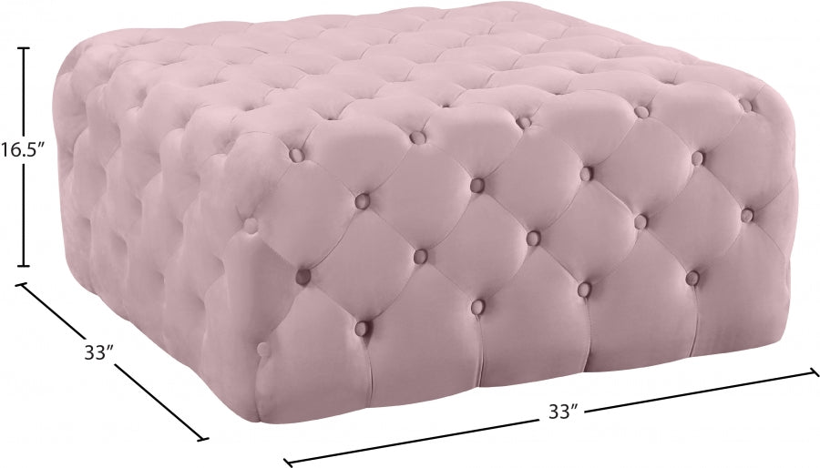 Pouf en velours Ariel | Banc