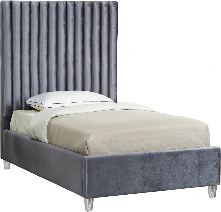 Lit en velours Candace