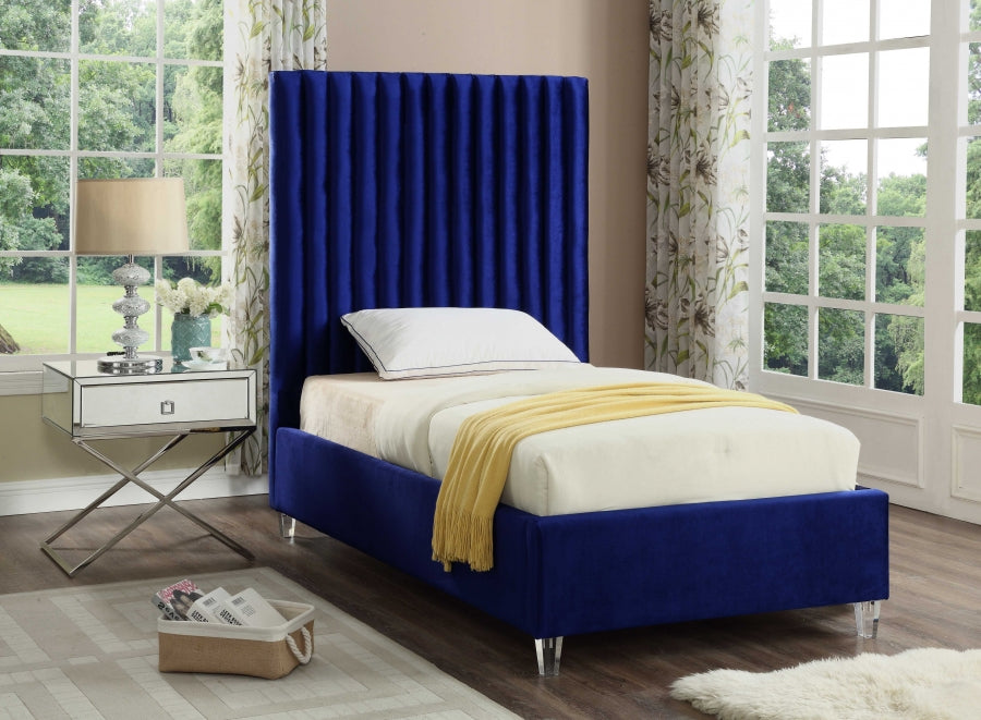 Lit en velours Candace