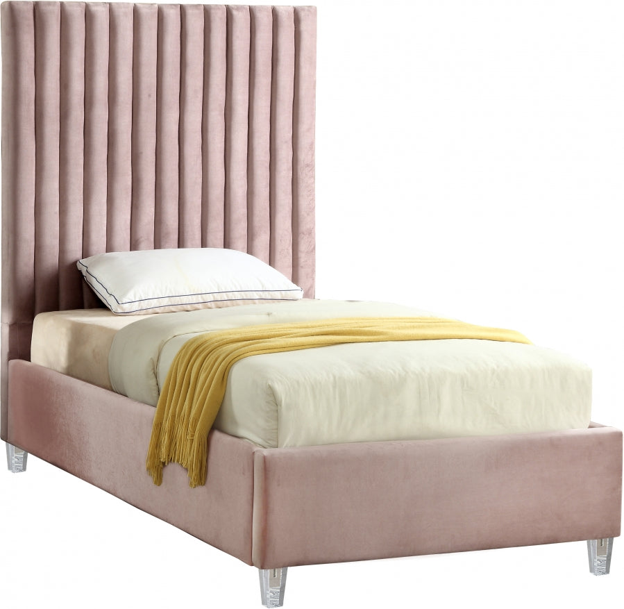 Lit en velours Candace