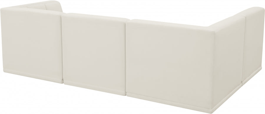 Sectionnel modulaire en velours Relax