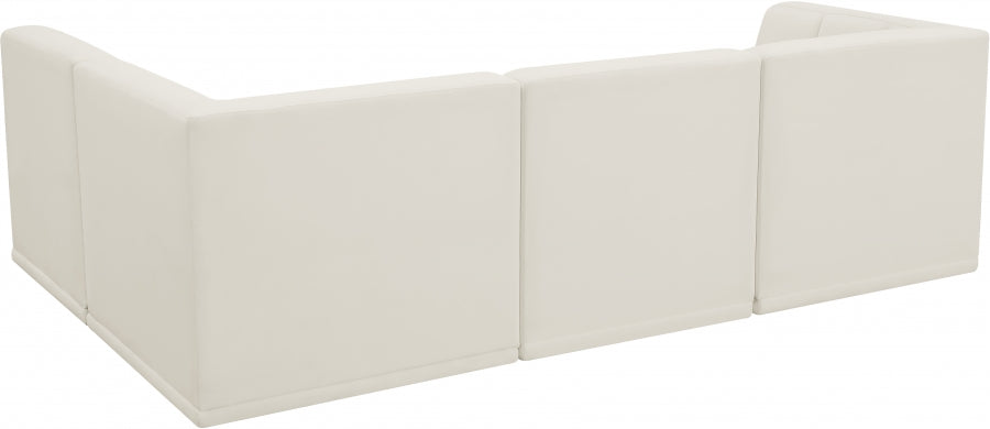 Sectionnel modulaire en velours Relax