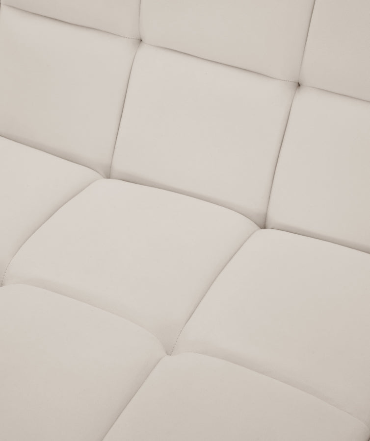 Sectionnel modulaire en velours Relax