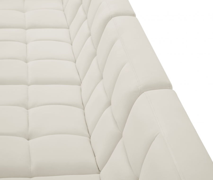 Sectionnel modulaire en velours Relax
