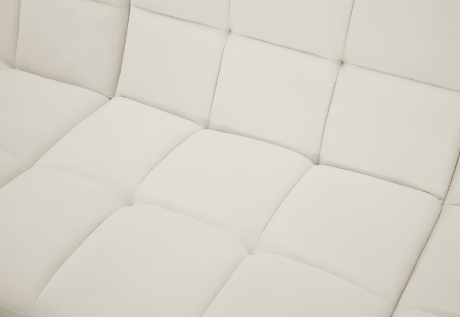 Sectionnel modulaire en velours Relax