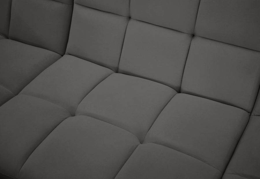 Sectionnel modulaire en velours Relax