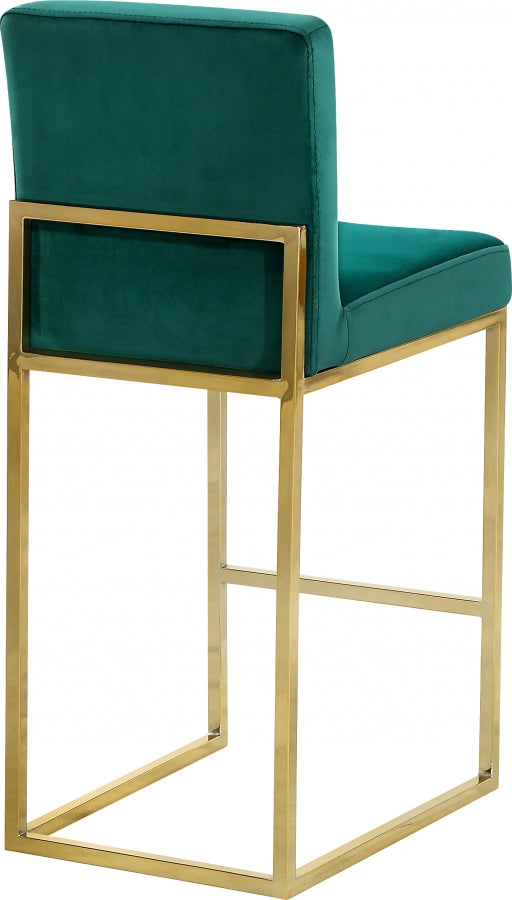 Tabouret de comptoir en velours Giselle