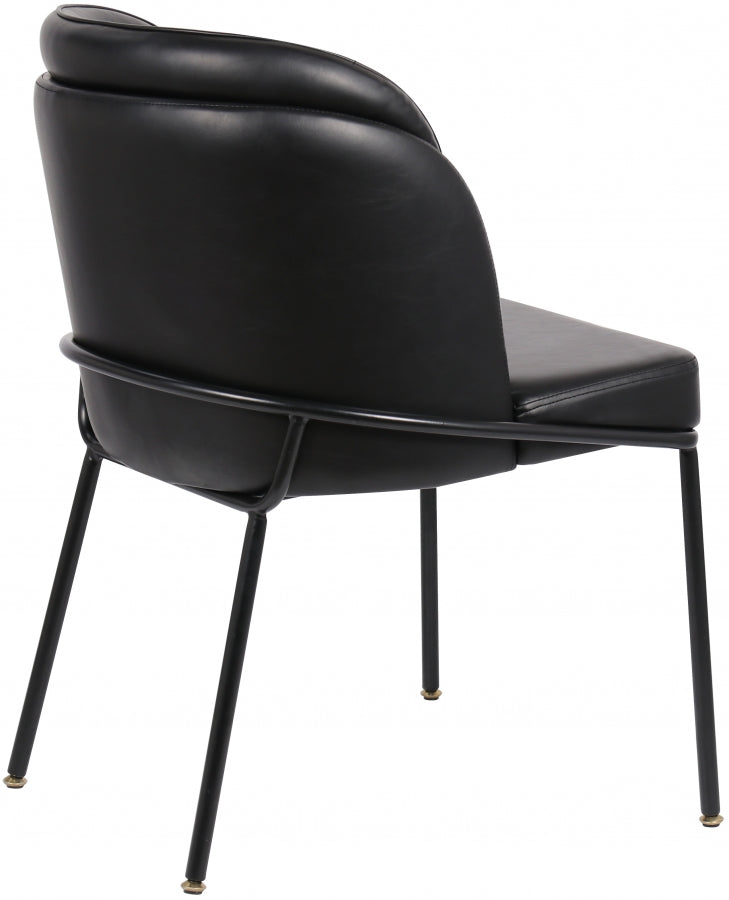 Chaise de salle à manger en similicuir Jagger