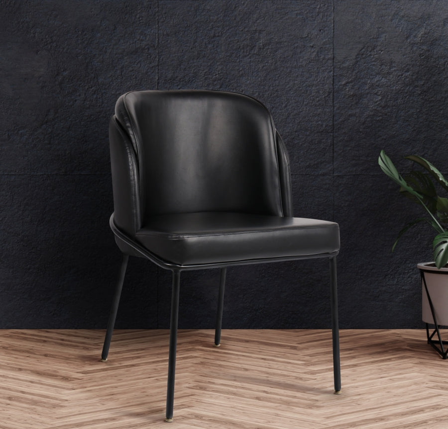 Chaise de salle à manger en similicuir Jagger