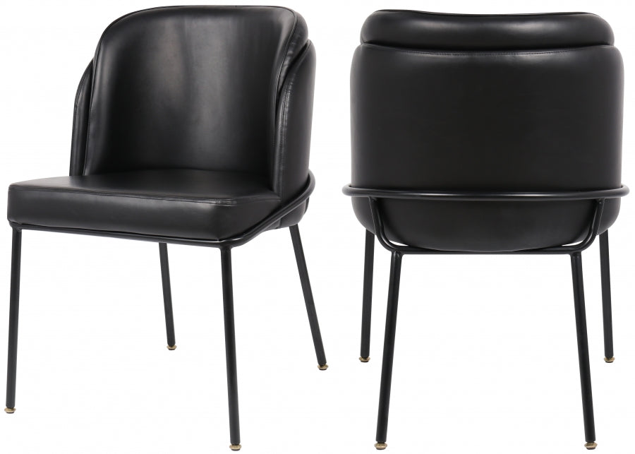 Chaise de salle à manger en similicuir Jagger