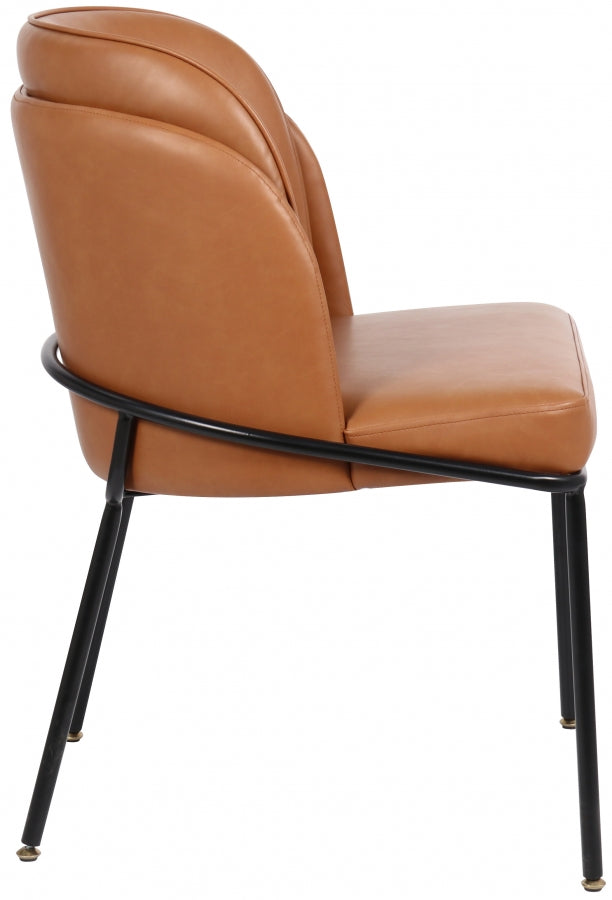 Chaise de salle à manger en similicuir Jagger