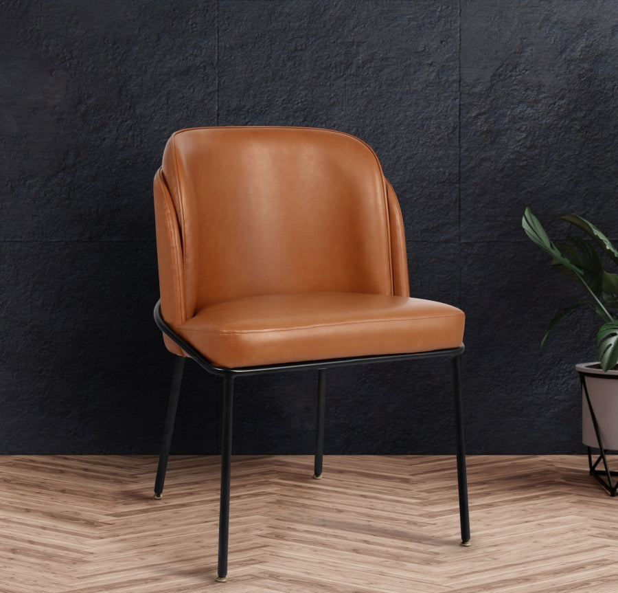 Chaise de salle à manger en similicuir Jagger