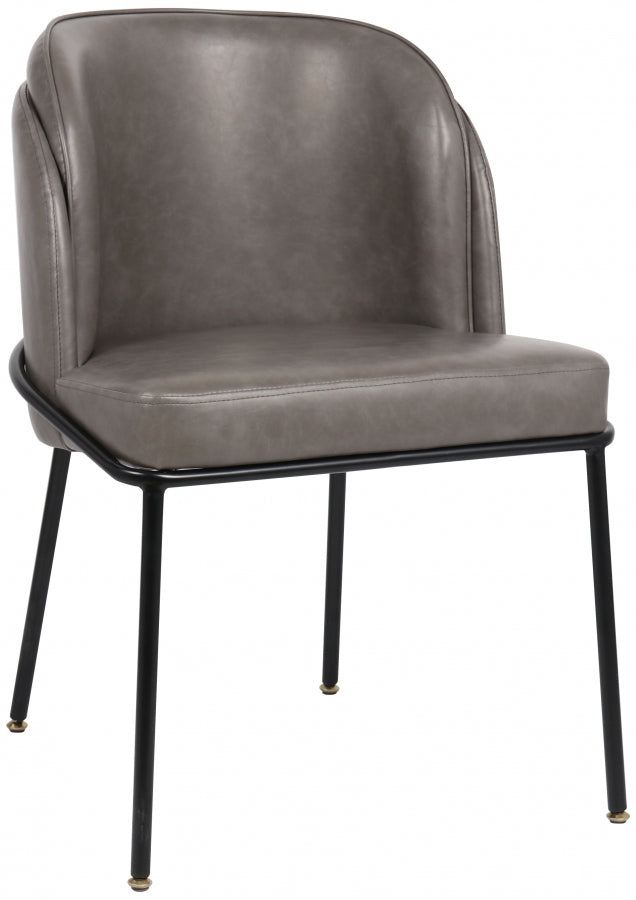 Chaise de salle à manger en similicuir Jagger