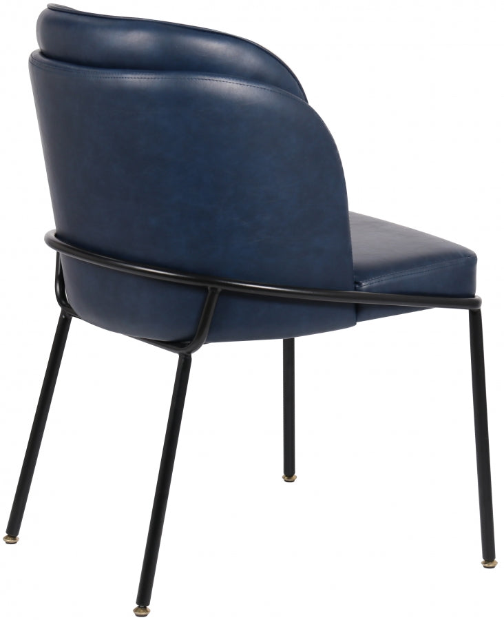 Chaise de salle à manger en similicuir Jagger