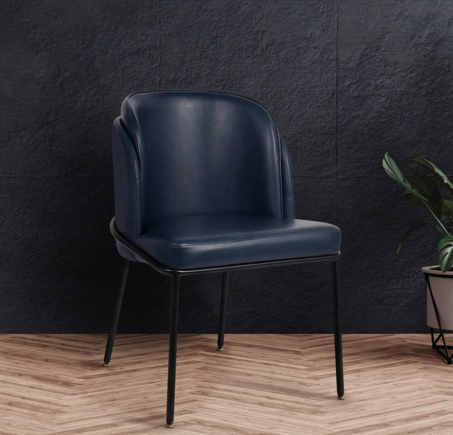 Chaise de salle à manger en similicuir Jagger