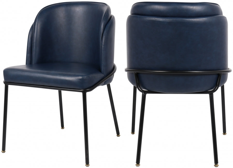 Chaise de salle à manger en similicuir Jagger