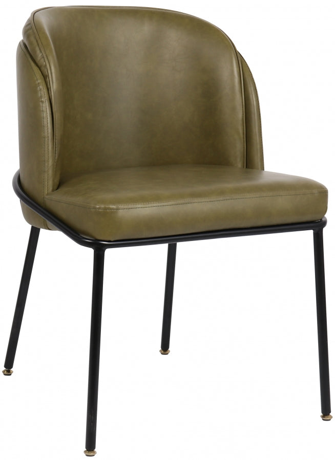 Chaise de salle à manger en similicuir Jagger