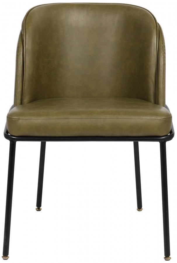 Chaise de salle à manger en similicuir Jagger