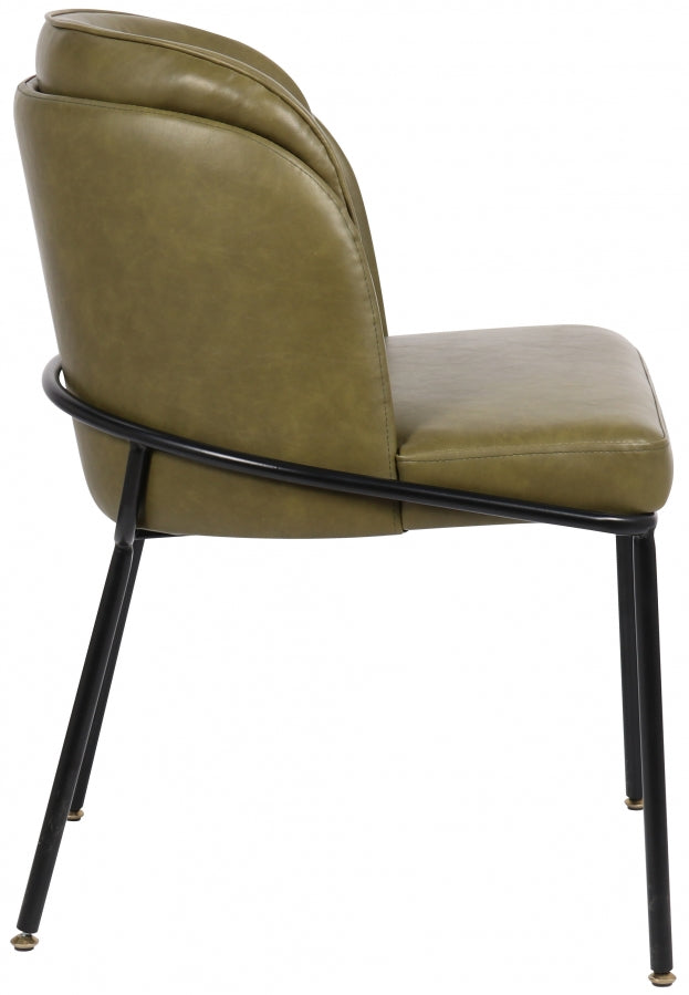Chaise de salle à manger en similicuir Jagger