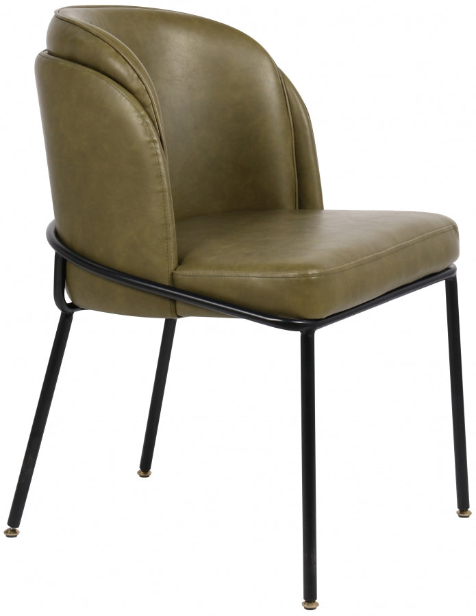 Chaise de salle à manger en similicuir Jagger