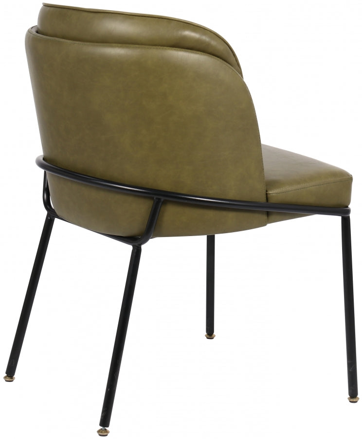 Chaise de salle à manger en similicuir Jagger